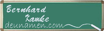 Bernhard Kamke Visitenkarte